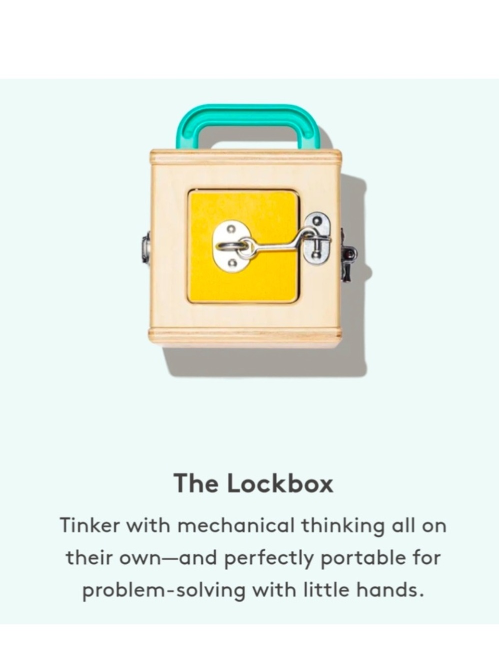 LOVEVERY Lockbox Toy